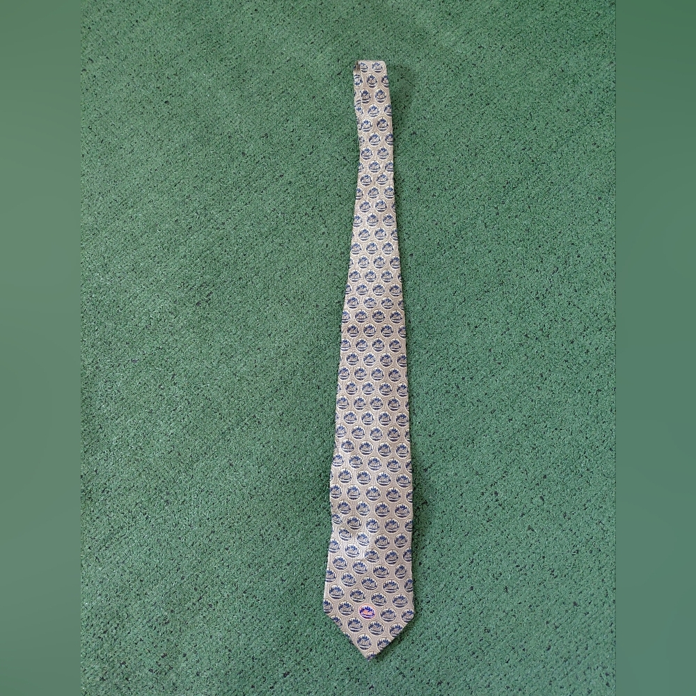 VINTAGE RM Sport New York Mets MLB Baseball Golden Tie